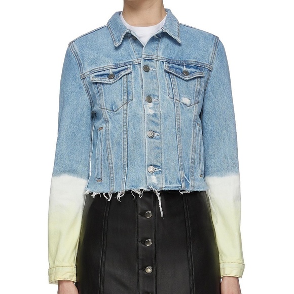 Grlfrnd Cropped Denim Jacket - Picture 1 of 12